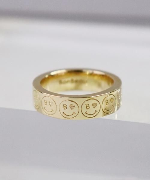 Bonbeau Lineup Smile Gold Bold Ring (Type B)
