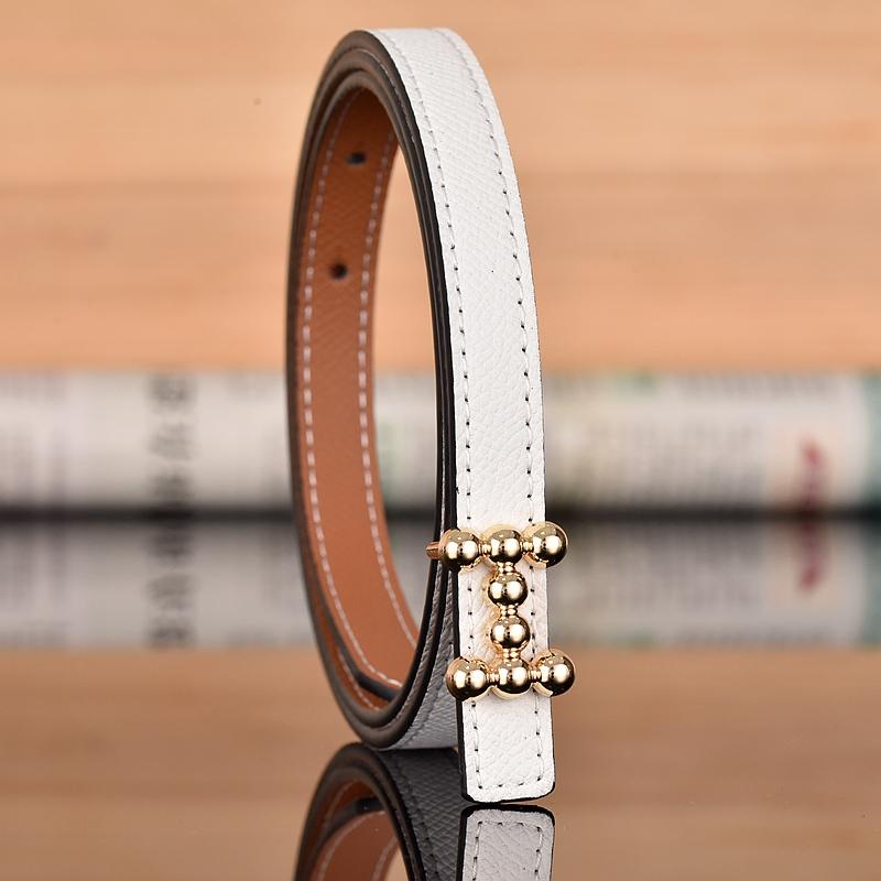 1.3cm Classic Belt Luxury Designer Famous Brand High Quality Leather Hot Women Belts For Dress