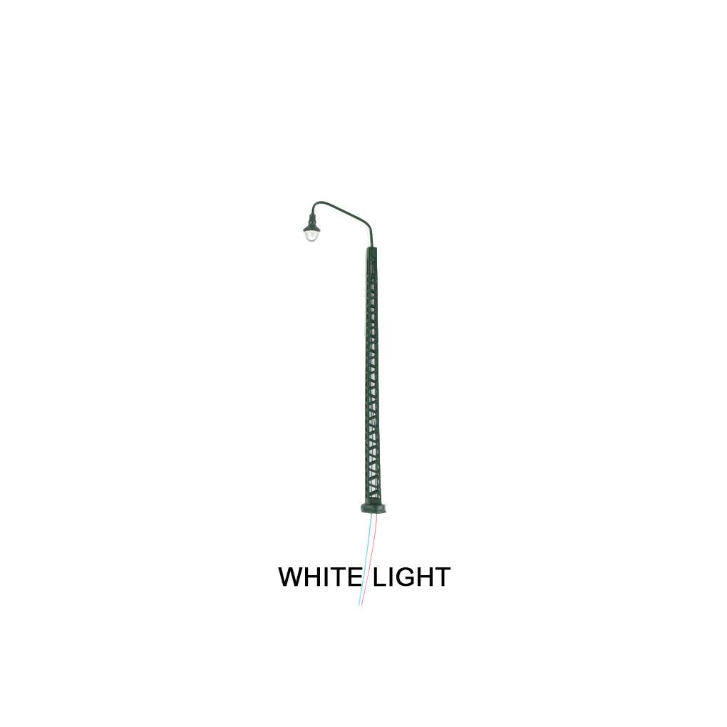 Mini Tren Lamba Direği Parlak Beyaz Aydınlatma Modları LED Sahne Işıkları Yerleşim Modeli Demiryolu Lambası Yapımı Mimari Kum Masa Avlular