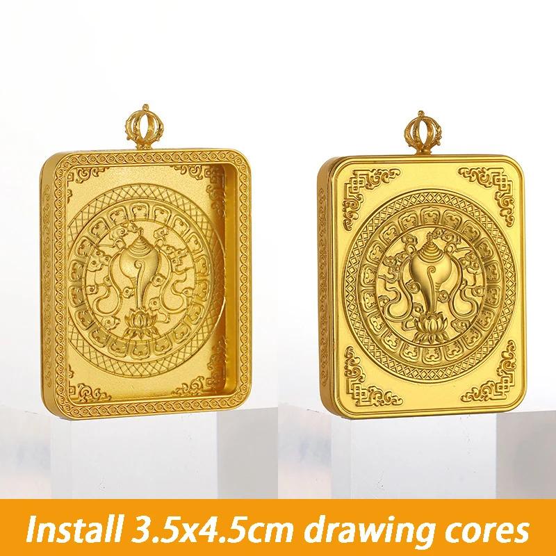 Ciondoli Buddha Tibetani Ciondoli Scatola Ciondolo Donna Ciondolo per Collana Coppia Regalo Vacanza Moderno Creativo Tradizione Lega Fatto a Mano Ciondolo Ornamenti Figurine