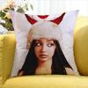 Singer Pink P-Pantheress Album Various Sizes Square Pillow Case For Car Home Bedchamber Decor