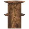 Side Cabinet Smoked Oak Ø40 x 50 cm Engineered Wood