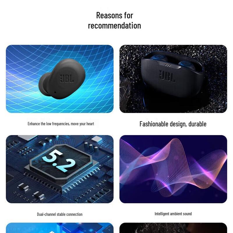 JBL WAVE BUDS True Wireless In-Ear Earbuds