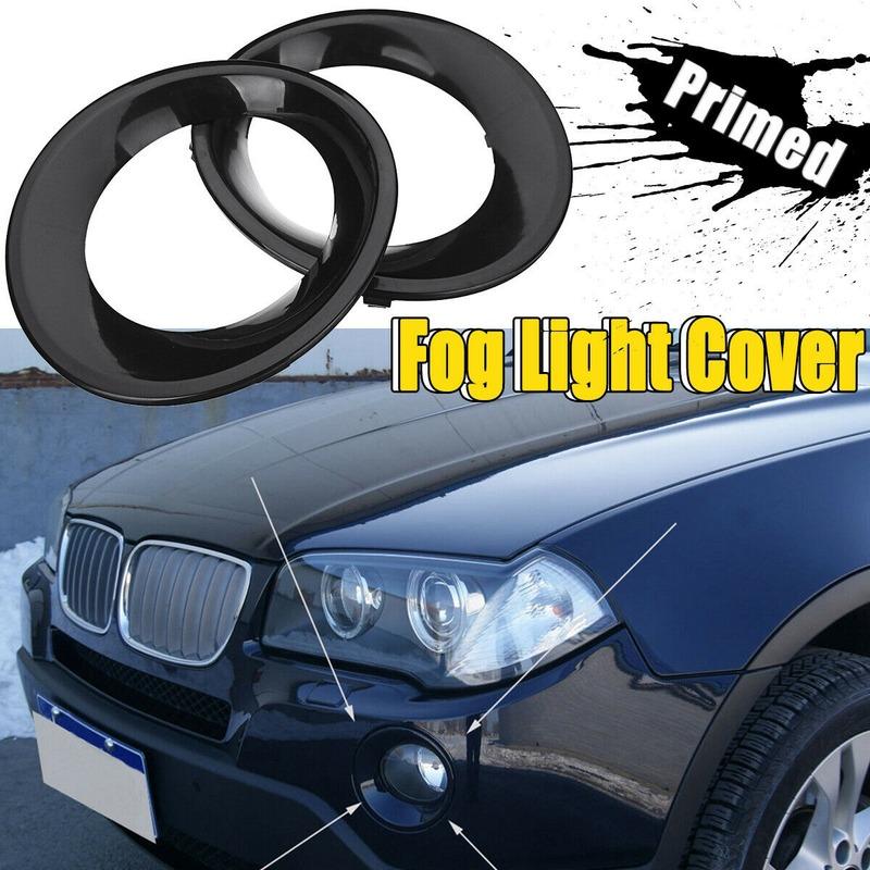 AT-Fog Driving Light Grill Trim Cover For BMW X3 E83 LCI 2007-2010