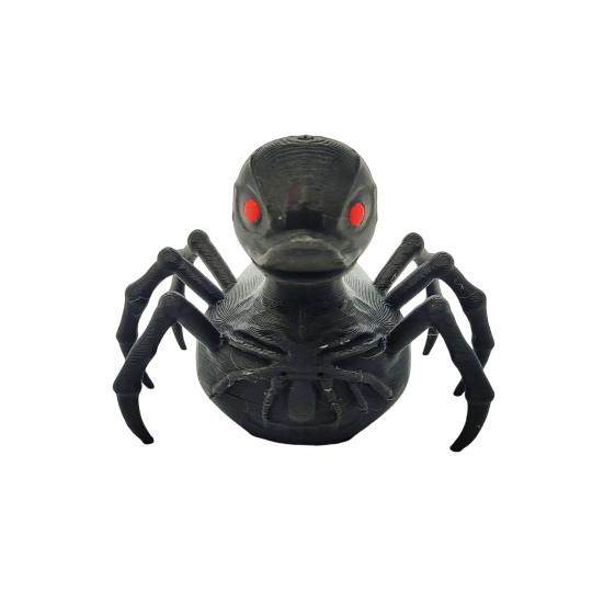 Halloween Duck Figurine 3D Printed Spider Duck Statue Horror Skeleton Ghost Duck for Home Bar Mantel Haunted House Decoration