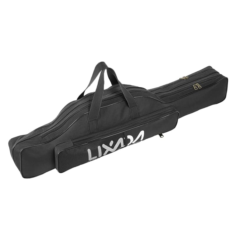 

Lixada fishing rod case fishing bag fishing bag portable fishing rod fishing rod tool storage bag rod case tackle bag 100/130/150cm (black, 190)