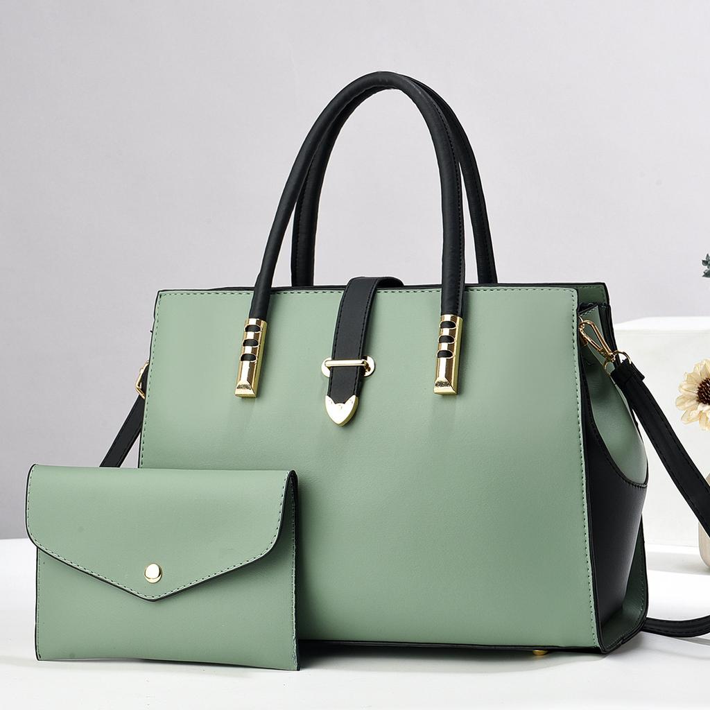 Mother and Child Bags  High Appearance Level  Fashionable Color-blocked Handbags  Simple Single-shoulder Bags  and Trendy Crossbody Bags