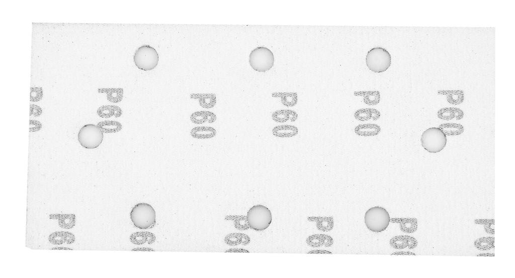 Papiery Ścierne Na Rzep 93 X 185 Mm, P60, 5 Szt., Z 8 Otworami