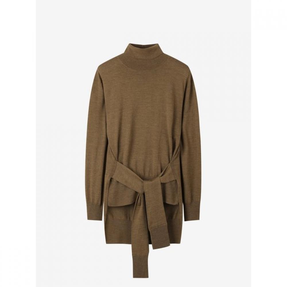 Cc Collect Turtleneck Unbalanced Pullover C254ksk034 Braun/FREE