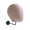Practical Space Saving Fabric Covered Head Model Wall Hat Display Storage For Wigs And Hats Beauty Salon Equipment