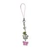 Handmade Beaded Phone Chain Flower and Butterfly Cellphone Charm Colorful Keyring Pendant Cellphone Charm Accessory