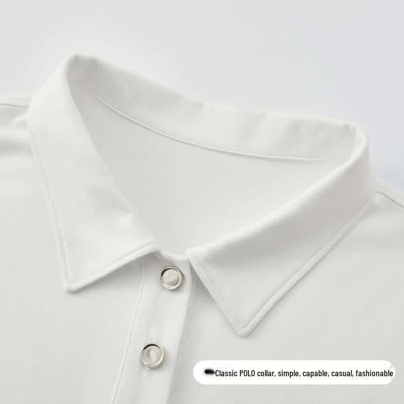 FivePlus Summer Polo Collar Short Sleeve T-shirt for Women