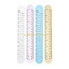 W89C Multifunctional Slap Bracelets Checklist Ruler for Stocking Fillers