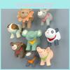 Animal Head Magnetic Refrigerator Stickers With Resin Construction For Kids Room And Party Gift