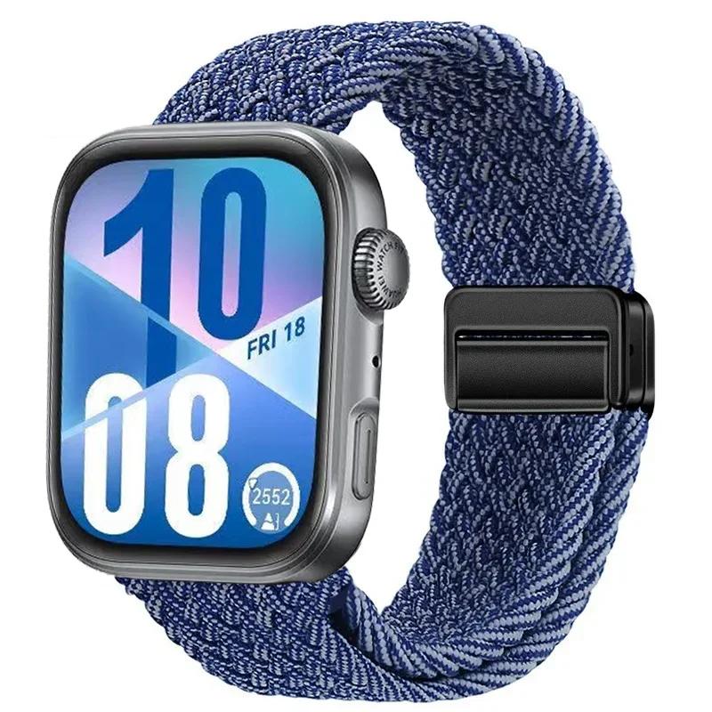 Magnetic Braided Strap for Huawei Watch Fit 4 Pro 3 Nylon Loop Correa Sports Bracelet for Huawei Fit3 Fit4 4Pro Band Accessories