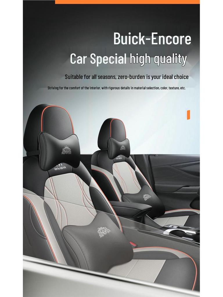 2024 Universal Full Leather Car Seat Cushion for Buick - Four-Season Use