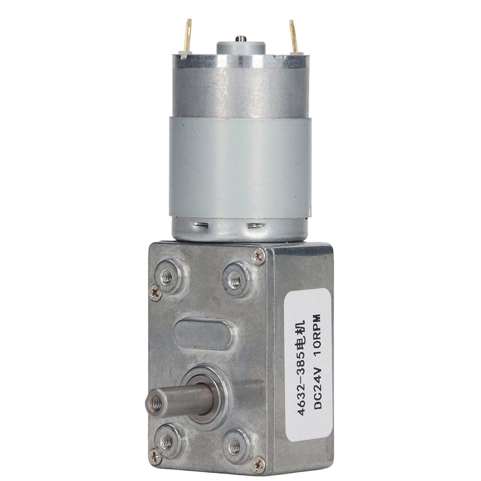 

Редуктор постоянного тока CW CCW Стабильная точная работа Алюминиевый латунный червячный мотор-редуктор DC24V 10 об/мин