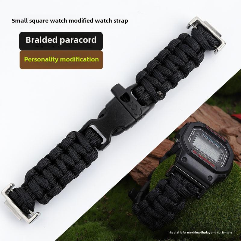 Woven nylon watch strap For Casio Gshock dw5600 GW-M5610 Ga100 GA2100 GM-5600 modify fabric dw-5600 Sports watchband accessories