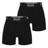 2x Lonsdale TRUNKS Boxer Shorts Black In Box, Size 4XL