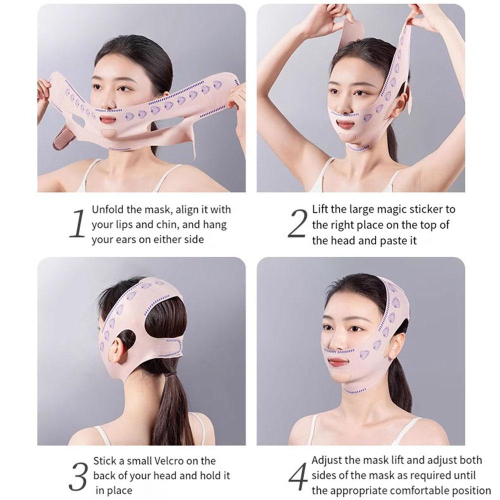 V-Line Face Shaper Face Slimming Bandage Facial Massage Strap Chin Cheek Lift Up Belt Lifting Mask Beauty Tools Women Skin Care