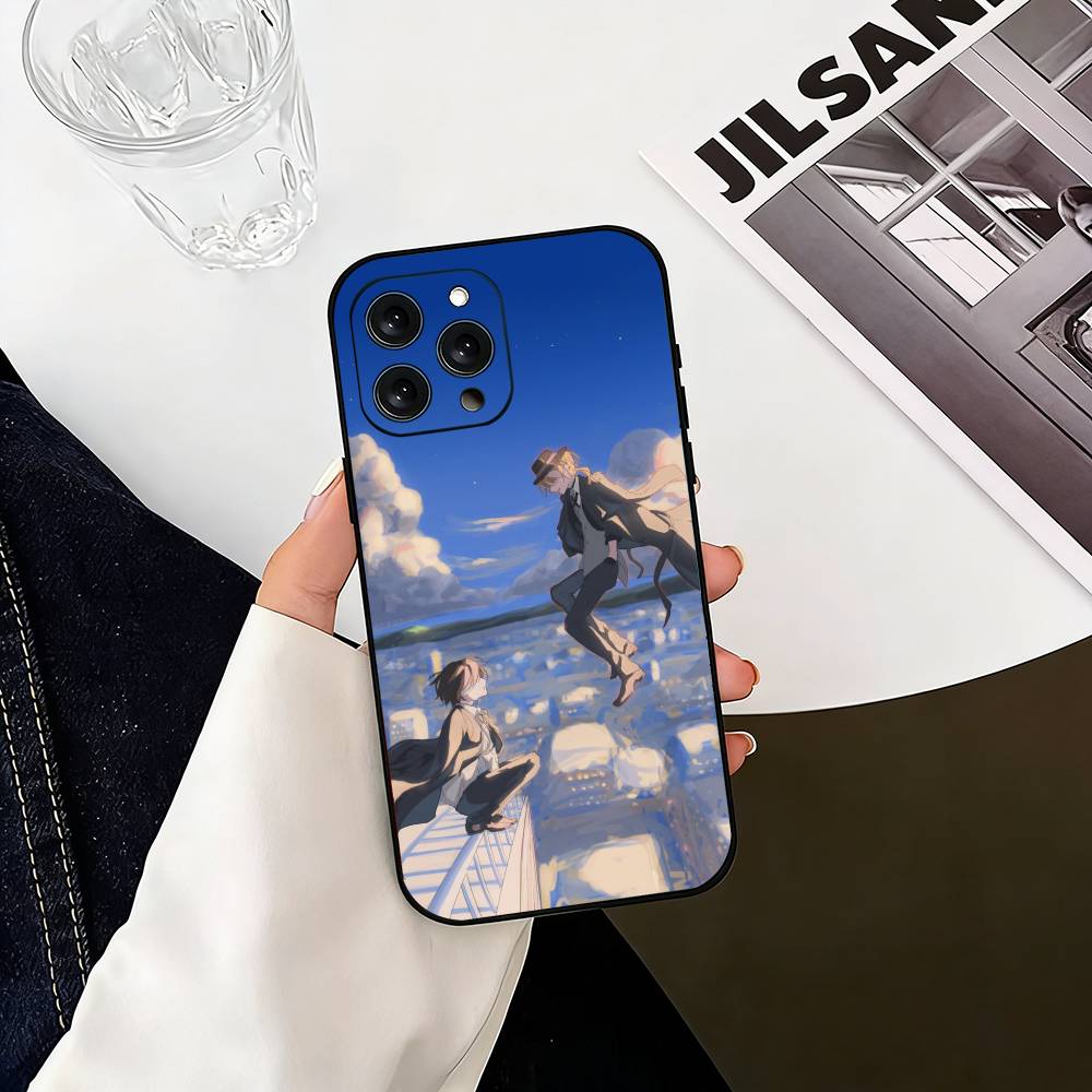

BSD D-Дадзай Осаму Чехол для телефона Силиконовый Мягкий Для IPhone 17 16 15 14 13 12 11 X XR Plus Pro Max Plus iPhone16promax