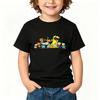 100% Cotton Rugrats Cartoon Print Children's T-Shirt Casual Cute Boys Tees Girls Kids Retro O-Neck Short Sleeve Anime T-shirt Fun T-shirt Summer Tops
