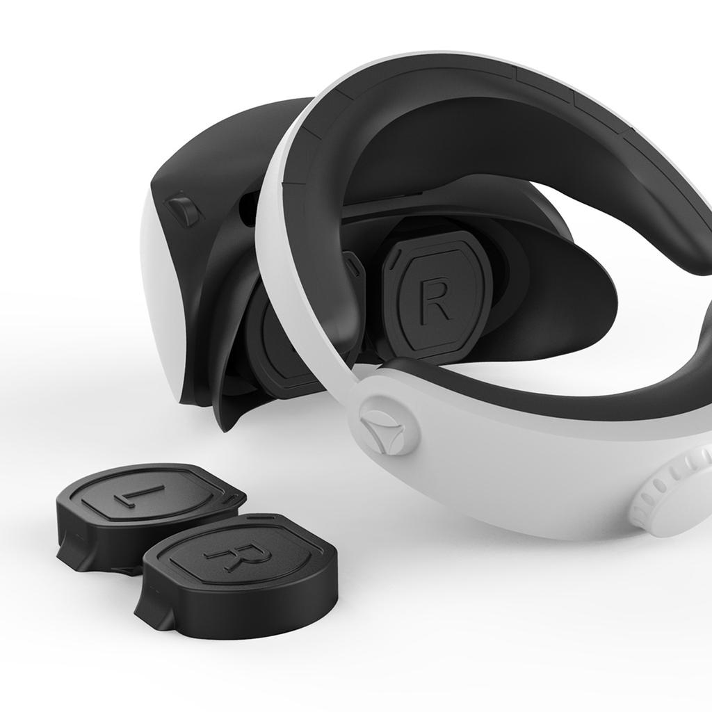 Shock-resistant Glasses Cases Silicone Protective Cover for PS VR2 Headset Glasses Lens Cover Dustproof Sleeves