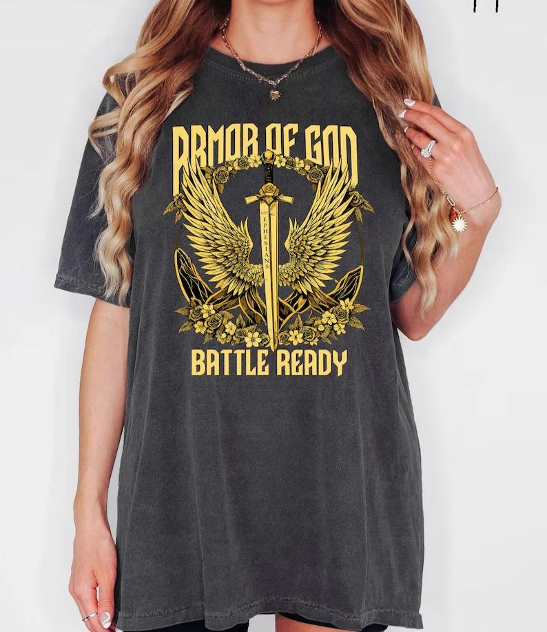 

Armor of God T-Shirt, Pastor T-Shirt, Bible Verse T-Shirt, Dad Gift, Christian Gifts 2XL