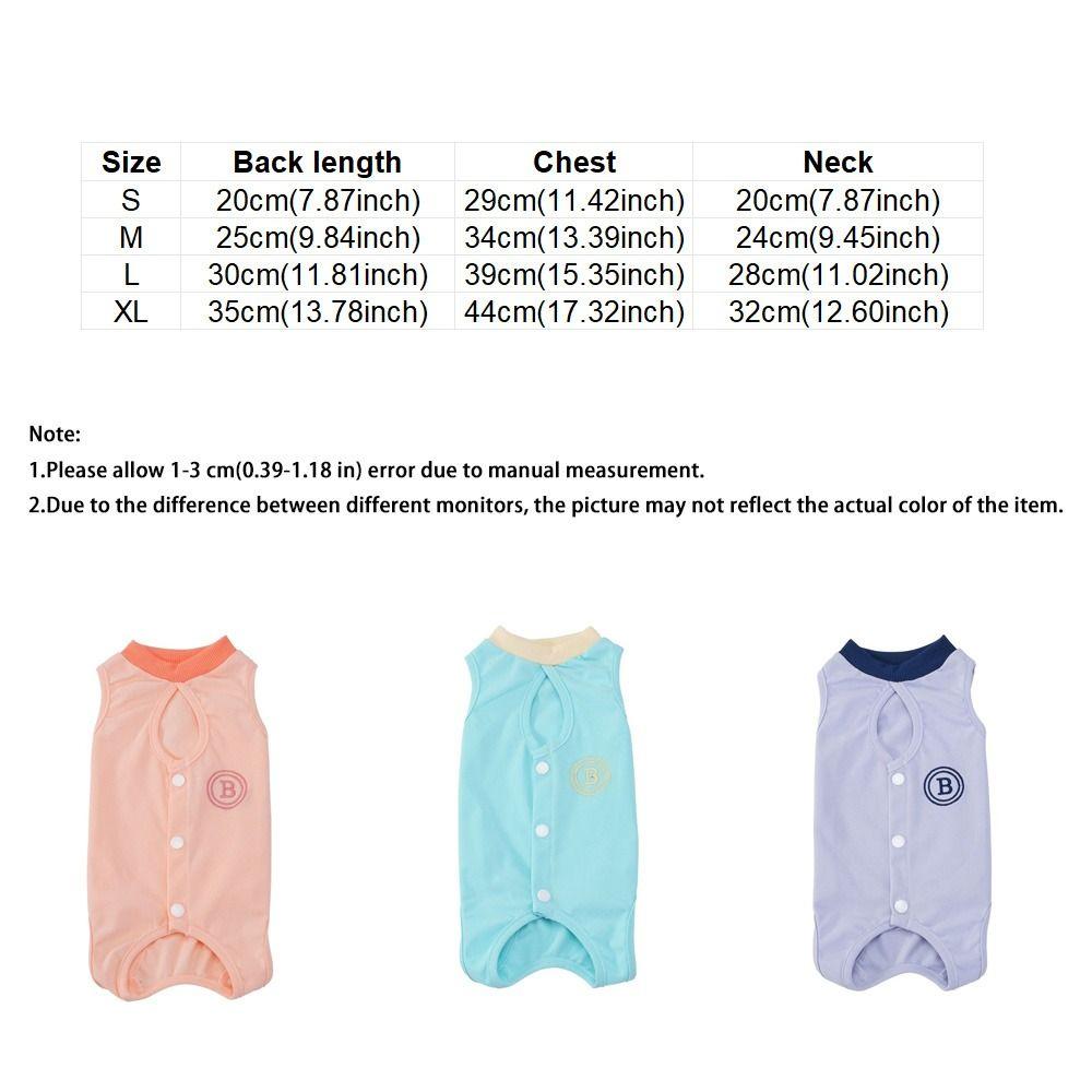 High Elasticity Cat Sterilization Suit Soft Thin Fabric Pet Anti-Licking Vest Breathable Comfortable Pet Weaning Suit Daily Wear