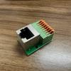 1Pcs Data Adapter Board Female Socket Guide Rail Installation Terminals Connector Rj45 Network Port Terminal Block Welding Free