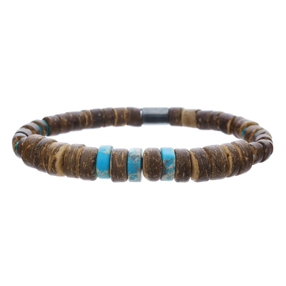 JYL TS Bracelet Bohemian Elastic -Frees Spirit & Attracts Adventure Luck ZJ12906 темный голденрод