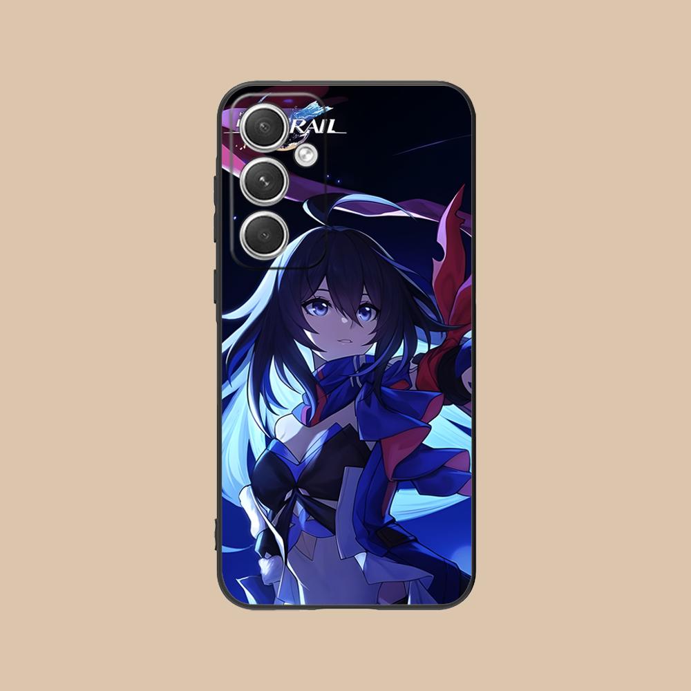 

HSR Seele Matte TPU Mobile Phone Case for Samsung Galaxy S26 S25 S24 S23 S22 S21 S20 Note20 Plus FE Ultra Colorful Cover Galaxy S26
