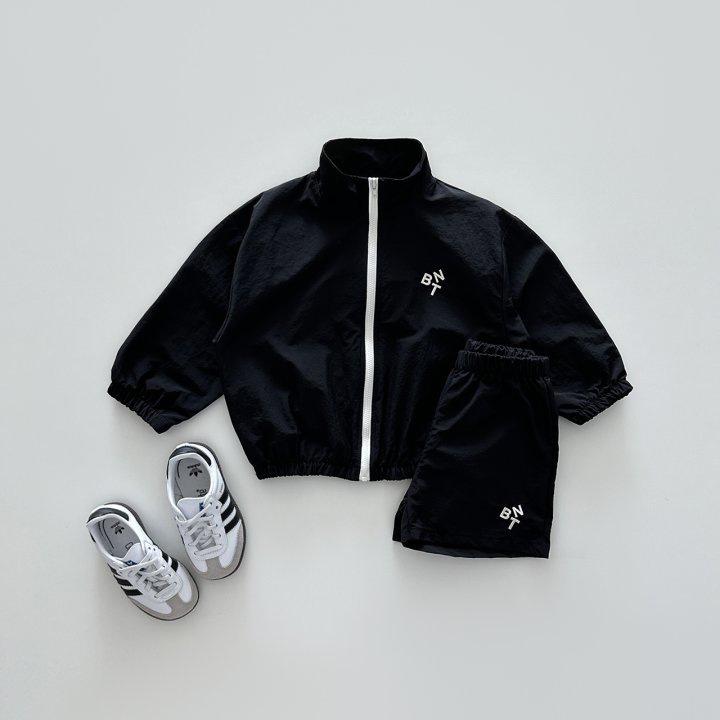 Korean Style 2024 Kids' Casual Letter Jacket & Shorts Set