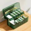 Multi-function Desktop Double Layer Data Cable Storage Box Phone Charger Charging Cable Finishing Box Wire Cable Organizer