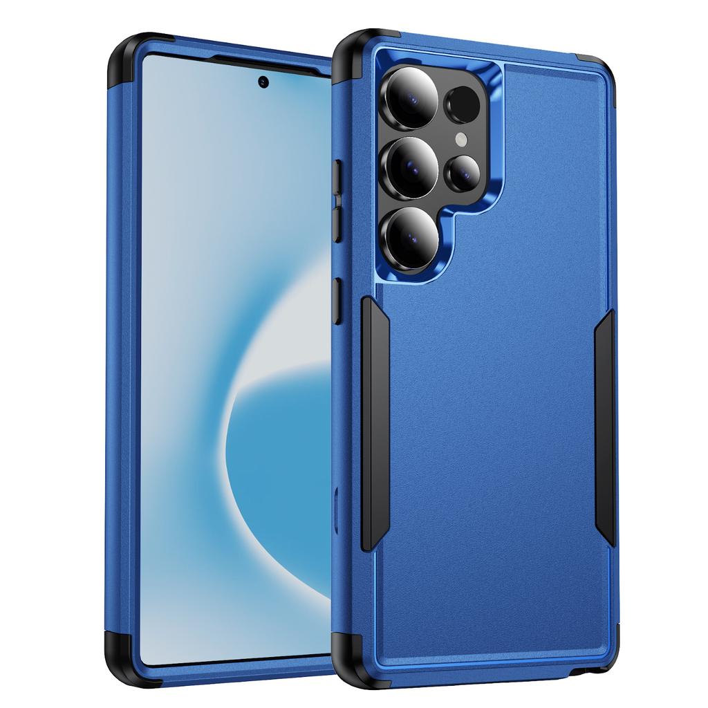 For S25Ultra Phone Case Anti Drop Three In One Simple Color Blocking for Samsung Protective Case