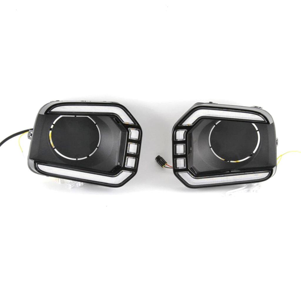 LED-Tagfahrlicht & Blinker-Nebelscheinwerfer-Blenden für Toyota Tacoma TRD 2016-2023