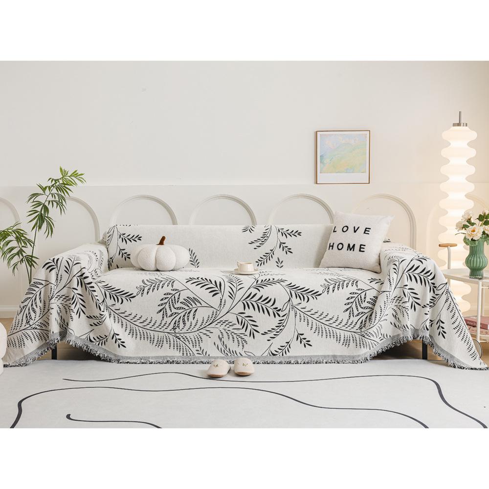 Sofa Towel Sofa Cover Towel All-Inclusive Four Seasons Universal Pastoral Sofa Slipcover Household Sofa Protective Cover