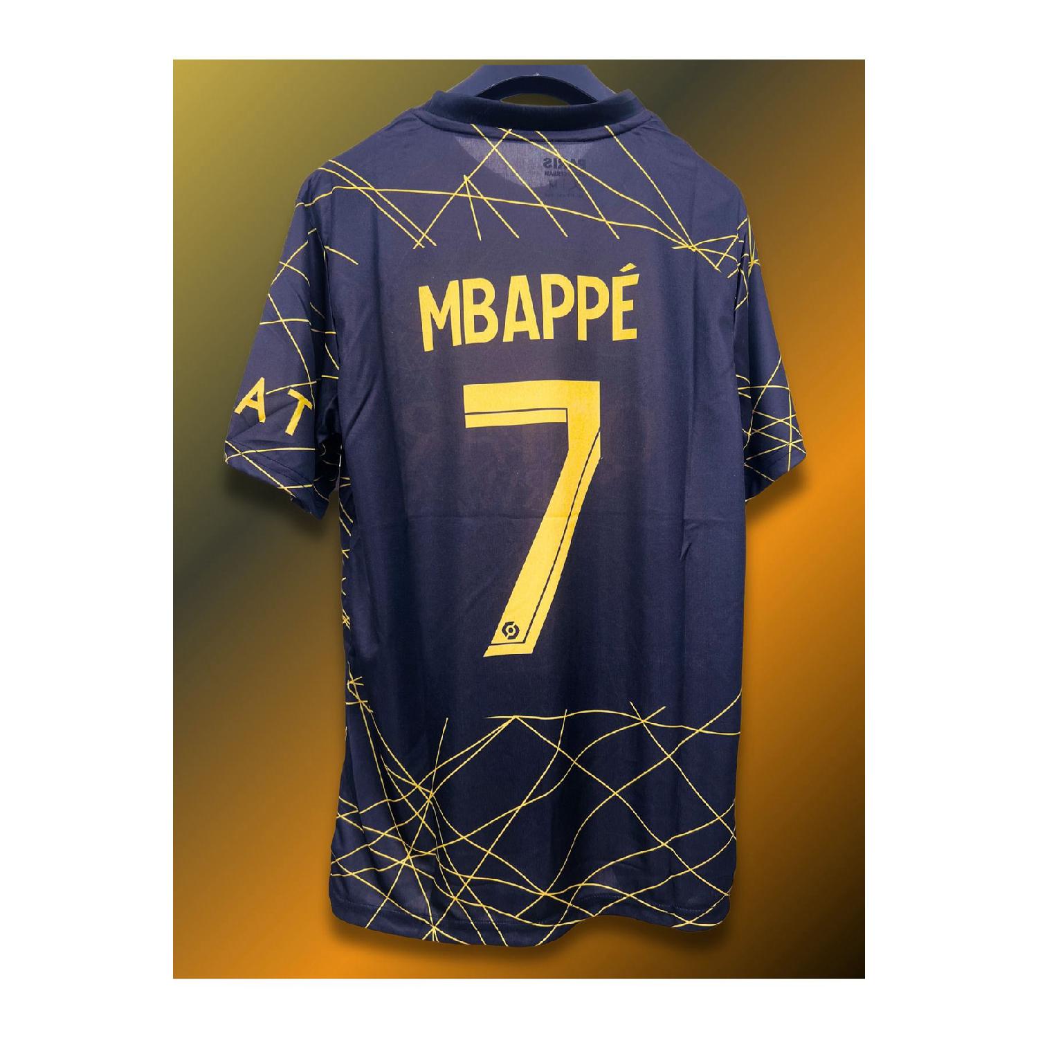 

Футбольная майка для взрослых Mbappe Psg специального дизайна (черный) S чистый