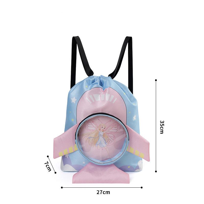 

Детские сумки для плавания с героями мультфильмов, водонепроницаемые, разделяющие влагу и сухость, рюкзак для плавания, сумка для хранения одежды и обуви, пляжная сумка, спортивные сумки