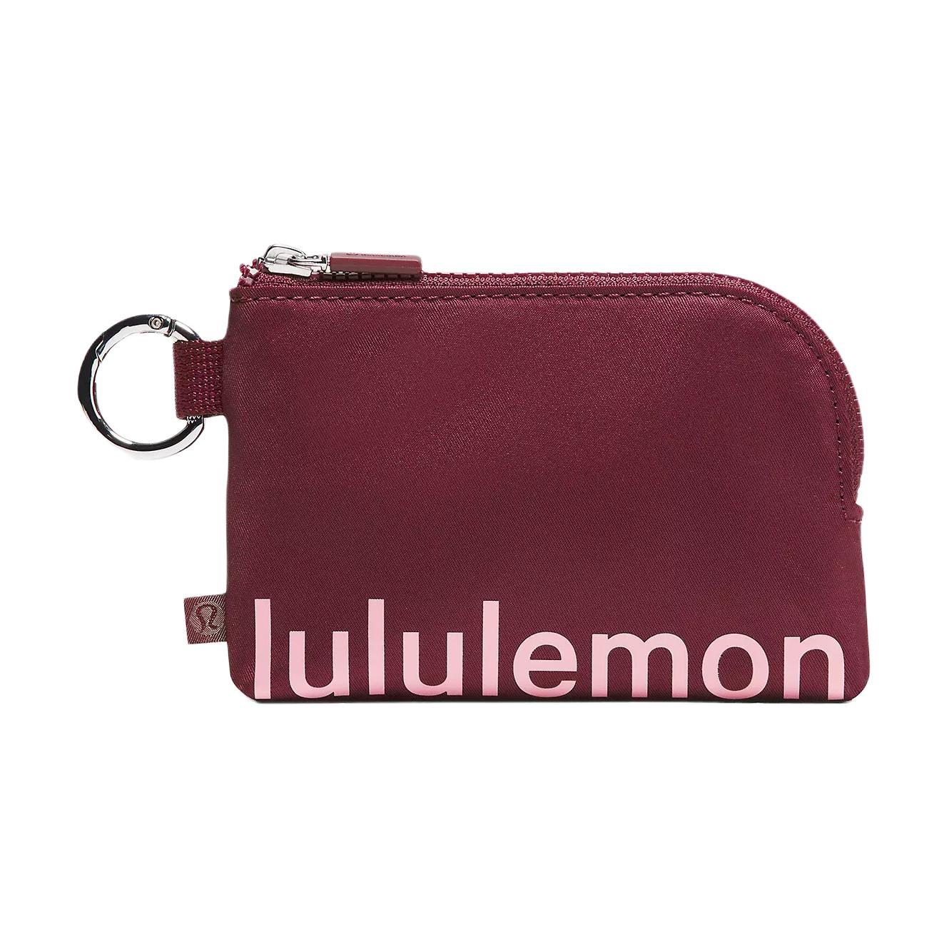 

Lululemon Clippable Fashionable Everyday Versatile Recycled Polyester Card Holder Women Accessories Deep-Luxury Pink LW9EFFS-068192 Dark Luxury Style & Trendy Pink