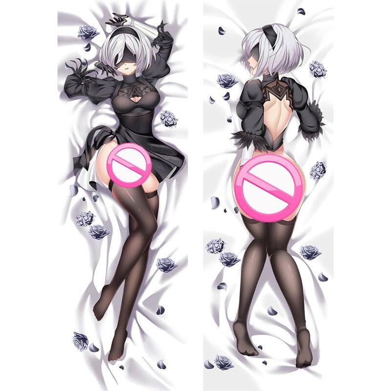 

60x180cm Аниме Игра NieR Automata Yo RHa Тип Dakimakura Наволочка Для тела Девушка Кровать Декор Сон Обнимающая наволочка