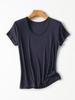 Rong Tai Tencel Wool Ribbed Cooling Slim Fit Tee - Short Sleeve 2026