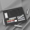 Pen Metal Mechanical Pencil Set with Lead and Eraser 5 and Perfect for Mr. Refills, Sizes, Black 0.3, 0.5, 0.7, 0.9, 2mm. Drawing.