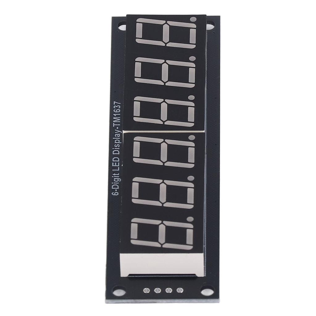 0,56 Zoll 6-stellige 7-Segment-Anzeigemodul TM1637 Treiber LED Digitalröhrenmodul 5V 2Pin IO