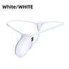 Men Low Waist Sexy Thin Ice Silk Pure Desire Thong Underwear For Large Size Comfort