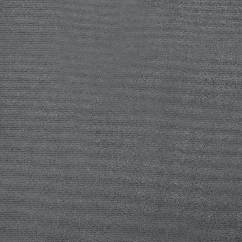 Vidaxl Legowisko Dla Psa, Ciemnoszare, 100X54X33 Cm, Aksamitne