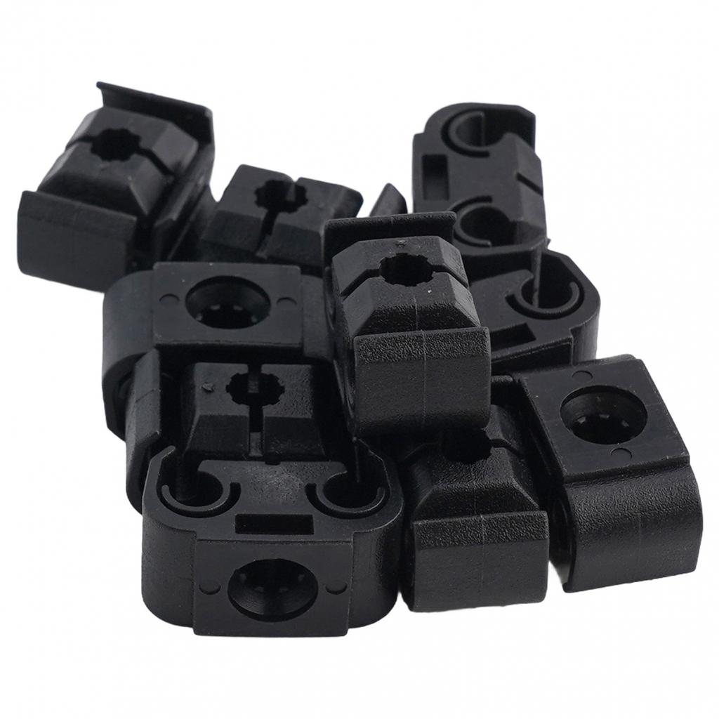 Black Brake Pipe Double Brake Line Clips Clamps Mm Brake Pipe