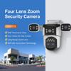 4G Little Eagle O-KAM Pro Smart WiFi Camera with Zoom, 4 Lenses, HD Night Vision, and Waterproof Design