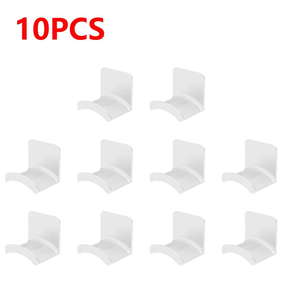 1-10pcs Universal Headphone Stand Adhesive Headphone Hook Headphone Holder for Easy Damage-Free Wall Desk Or PC Mounting