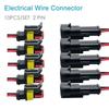 Dust Proof 2Pin 12V Waterproof Electrical Wire Connector Kit 10pcs AmpTyco